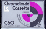 Compact Cassette Karstadt 60 Type II Chrome 1973 Germany