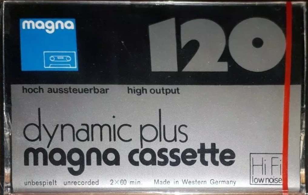 Compact Cassette Magna Dynamic Plus 90 Type I Normal 1978 Europe