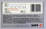 Compact Cassette AGFA F-DX I 90 Type I Normal 1987 Europe