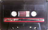 Compact Cassette AGFA F-DX I 90 Type I Normal 1987 Europe