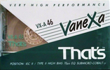 Compact Cassette Thats VX-A Vanexa 46 Type II Chrome 1993 Europe