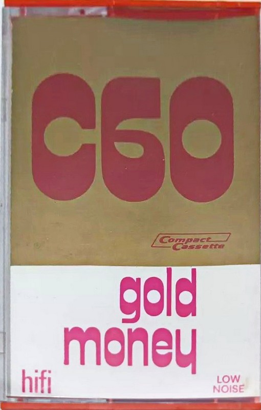 Compact Cassette Gold Money 60 Type I Normal Hong Kong