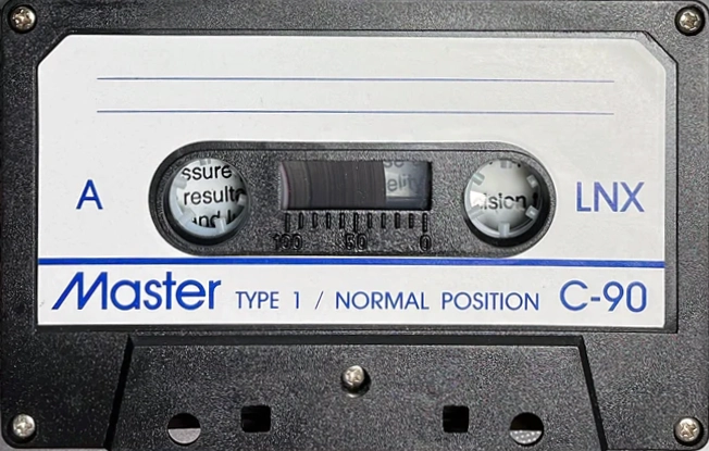 Compact Cassette Master LNX 90 Type I Normal 1989 Canada