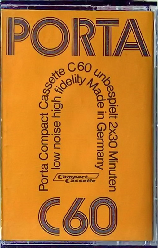 Compact Cassette Porta 90 Type I Normal 1977 Germany