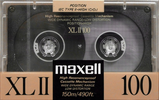 Compact Cassette Maxell XLII 100 Type II Chrome 1988 USA