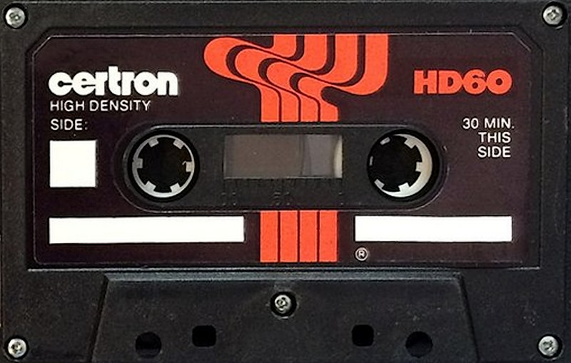 Compact Cassette Certron HD 60 Type I Normal 1978 USA