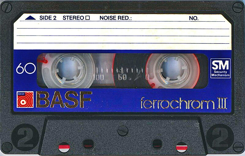Compact Cassette BASF Ferrochrom 60 Type III Ferro Chrome 1979 Europe