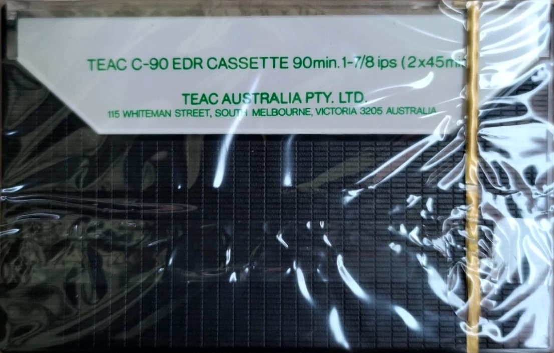 Compact Cassette Teac EDR 90 Type I Normal 1976 Australia