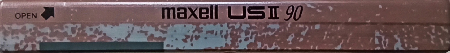 Compact Cassette Maxell US 90 "USII 90" Type II Chrome 1990 Japan