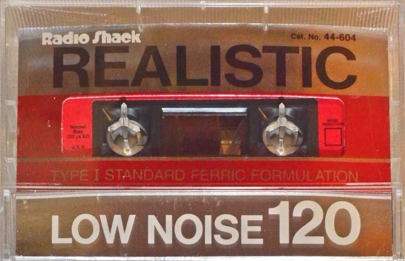 Compact Cassette Radio Shack Realistic 120 Type I Normal