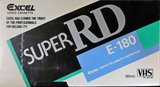 VHS, Video Home System Excel 180 "Super RD" Type I Normal Europe