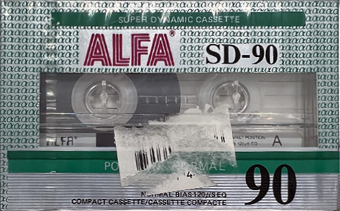 Compact Cassette Alfa SD 90 Type I Normal USA