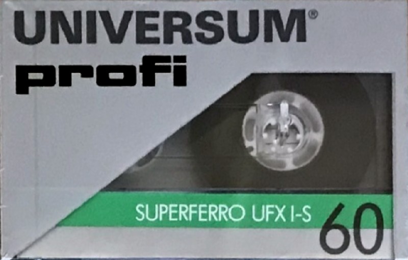 Compact Cassette Universum UFX I-S 60 Type I Normal 1987 Europe