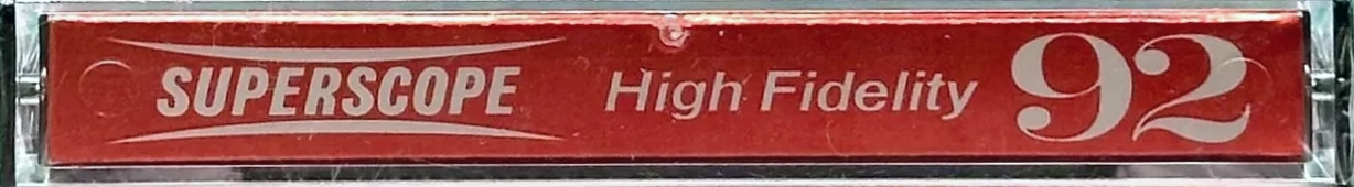 Compact Cassette Superscope HF 92 Type I Normal 1975 USA