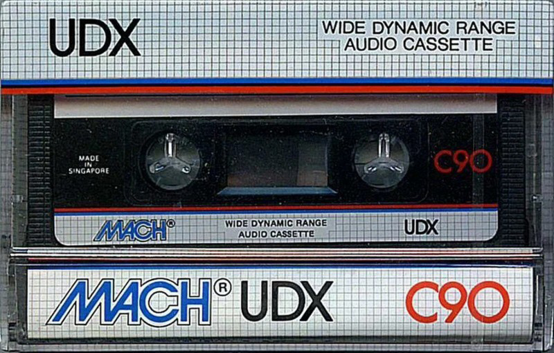 Compact Cassette Mach UDX 90 Type I Normal USA