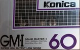 Compact Cassette Konica GM-I 60 "Grand Master I" Type I Normal 1985 USA