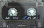 Compact Cassette JVC AFII 90 "AF2-90B" Type II Chrome 1992 North America