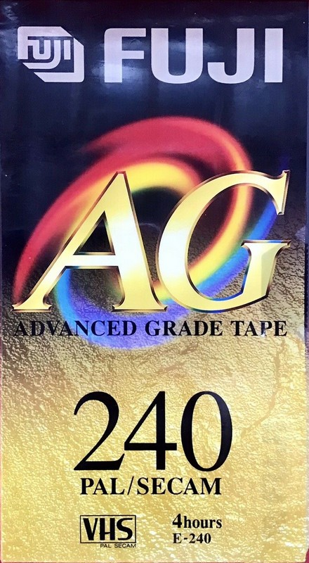 VHS, Video Home System Fuji AG 240 "AG E-240 AA K" Type I Normal Europe