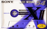 Compact Cassette Sony XII 54 "Purestyle C-54X2D" Type II Chrome 1997 Japan