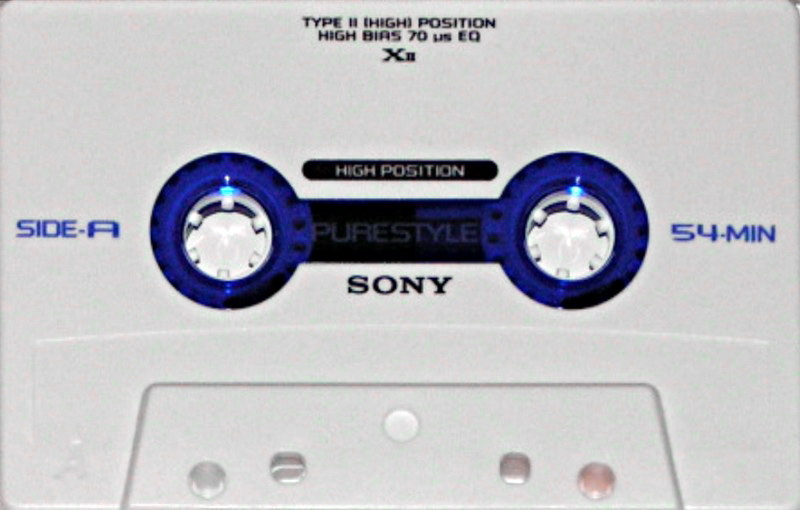 Compact Cassette Sony XII 54 "Purestyle C-54X2D" Type II Chrome 1997 Japan