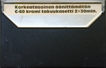 Compact Cassette Valintatalo 60 Type II Chrome 1985 Finland