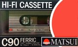 Compact Cassette Matsui 90 Type I Normal UK