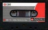 Compact Cassette Matsui 90 Type I Normal UK