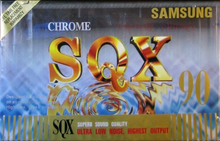 Compact Cassette Samsung SQX 90 Type II Chrome USA