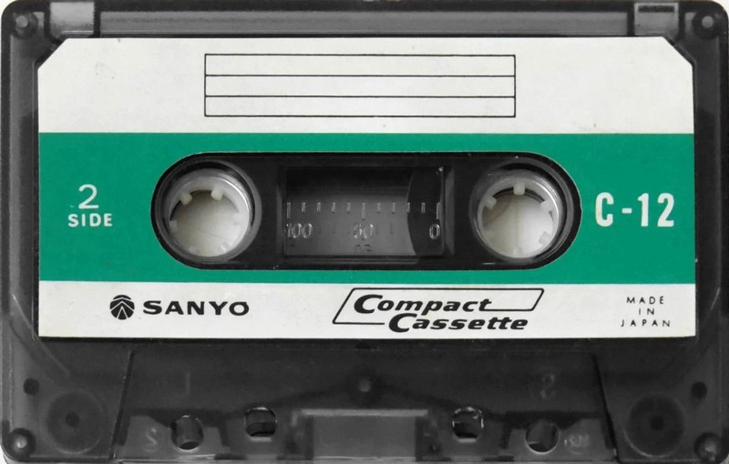 Compact Cassette Sanyo 12 Type I Normal 1981 Japan