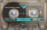 Compact Cassette Denon DX1 90 "DX1-90TE" Type I Normal 1992 Europe