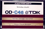 Compact Cassette TDK OD 46 Type I Normal 1979 Japan