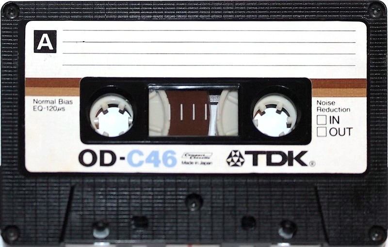 Compact Cassette TDK OD 46 Type I Normal 1979 Japan