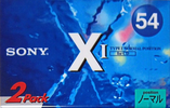 2 pack Sony XI 54 "2C-54X1B" Type I Normal 1994 Japan