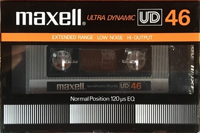 Compact Cassette Maxell UD 46 Type I Normal 1980 Japan