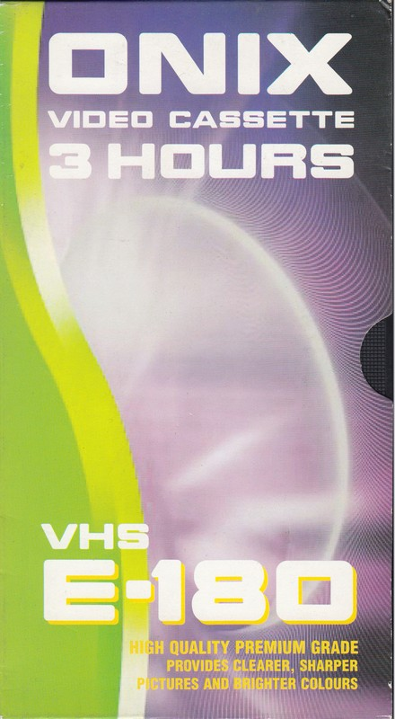 VHS, Video Home System Onix 180 Type I Normal China