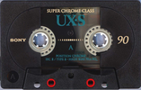 Compact Cassette Sony UX-S 90 Type II Chrome 1995 Europe