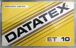 Compact Cassette Datatex ET 10 Type I Normal Italy