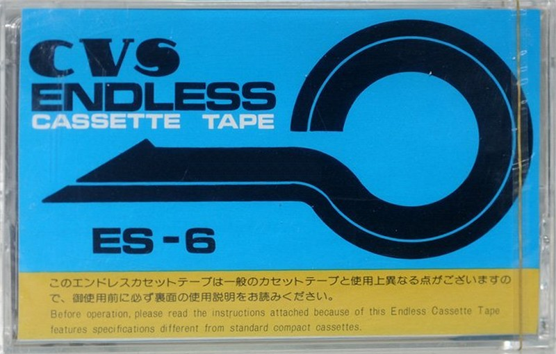 Compact Cassette CVS ES 6 Endless Cassette 1982 Japan