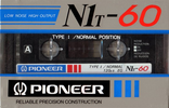 Compact Cassette Pioneer N1T 60 Type I Normal 1985 Japan