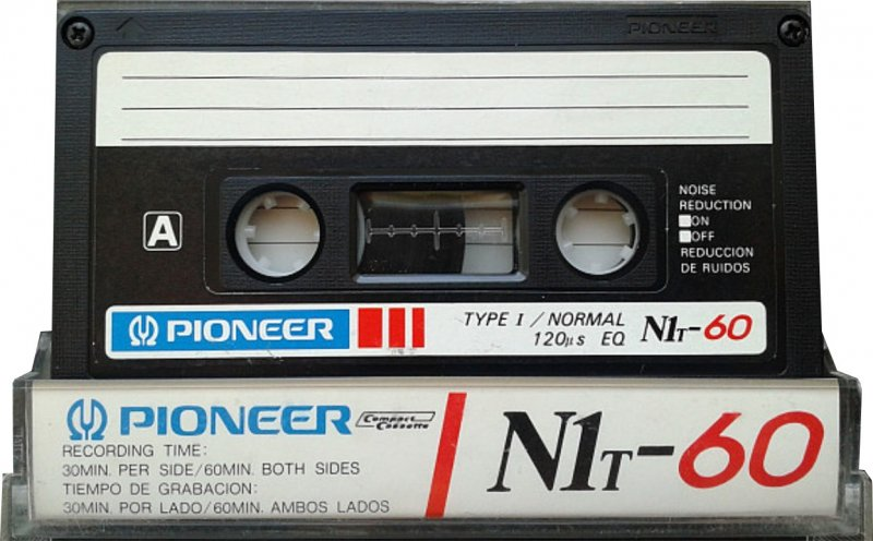 Compact Cassette Pioneer N1T 60 Type I Normal 1985 Japan