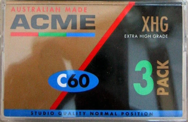 3 pack Acme XHG 60 Type I Normal 1999 Australia