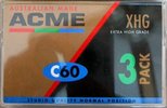 3 pack Acme XHG 60 Type I Normal 1999 Australia