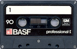 Compact Cassette BASF Professional I 90 Type I Normal 1976 USA