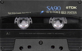 Compact Cassette TDK SA 90 "SA-90ETG" Type II Chrome 1992 Germany