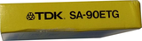 Compact Cassette TDK SA 90 "SA-90ETG" Type II Chrome 1992 Germany