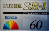 Compact Cassette Konica SR-I 60 Type I Normal 1996 Europe