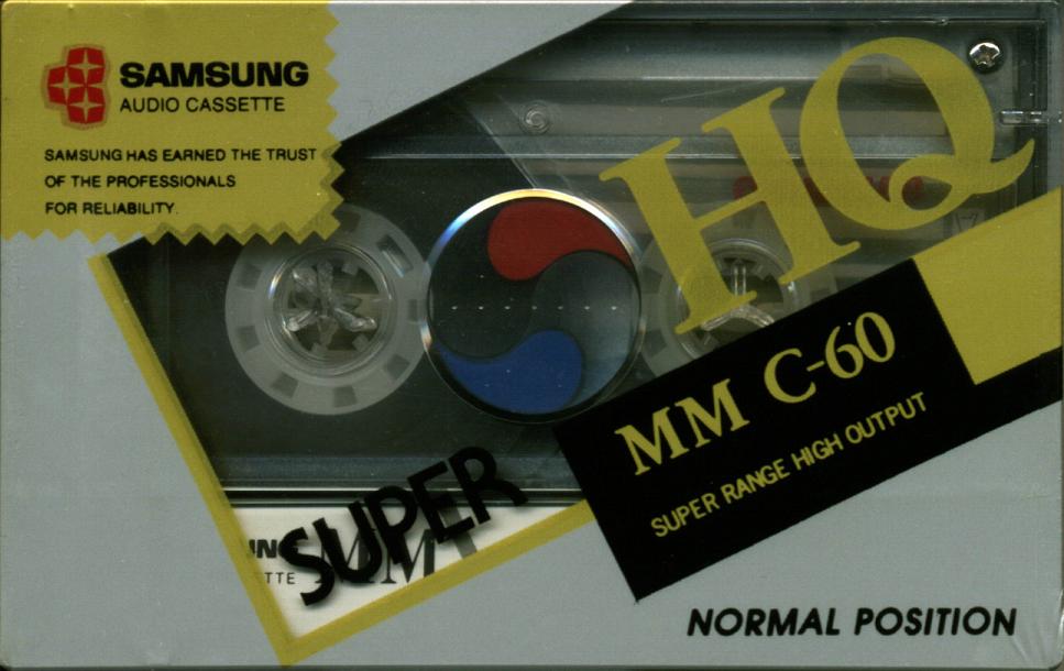 Compact Cassette Samsung MM 60 Type I Normal 1993 Europe