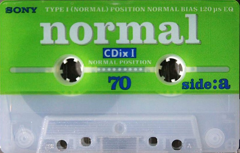 Compact Cassette Sony CDix I 70 "C-70CDX1D" Type I Normal 1996 Japan