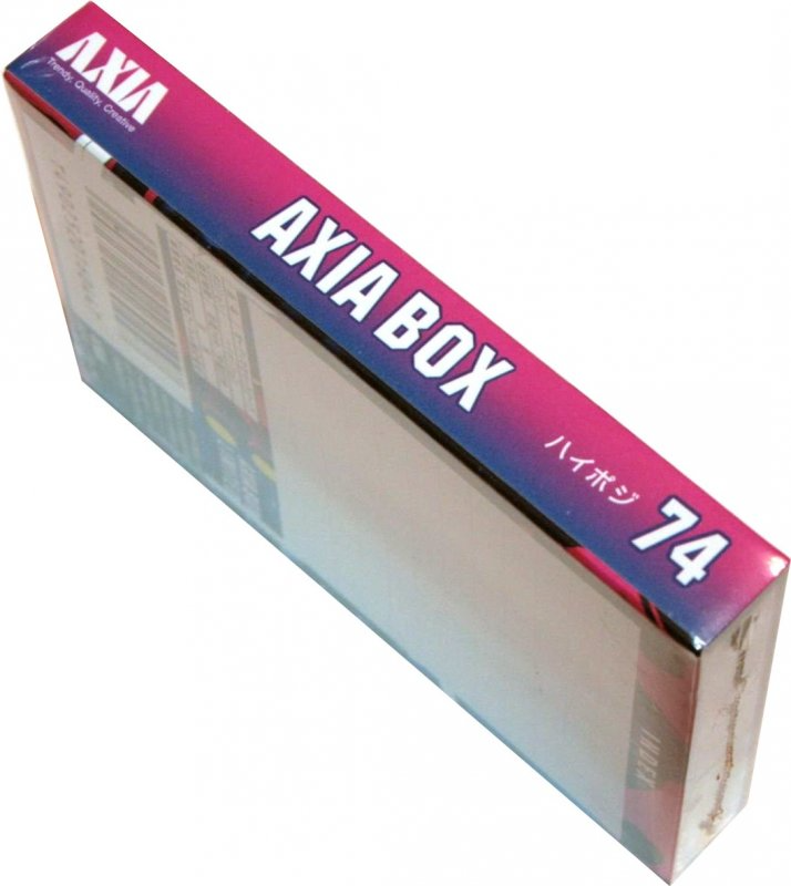 Compact Cassette AXIA Box Limited 74 "Sound Machine" Type II Chrome 1999 Japan