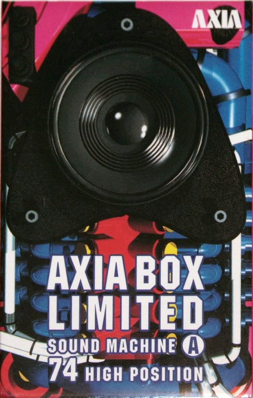 Compact Cassette AXIA Box Limited 74 "Sound Machine" Type II Chrome 1999 Japan